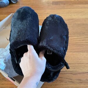 Nike Black Fuzzy Shoes
